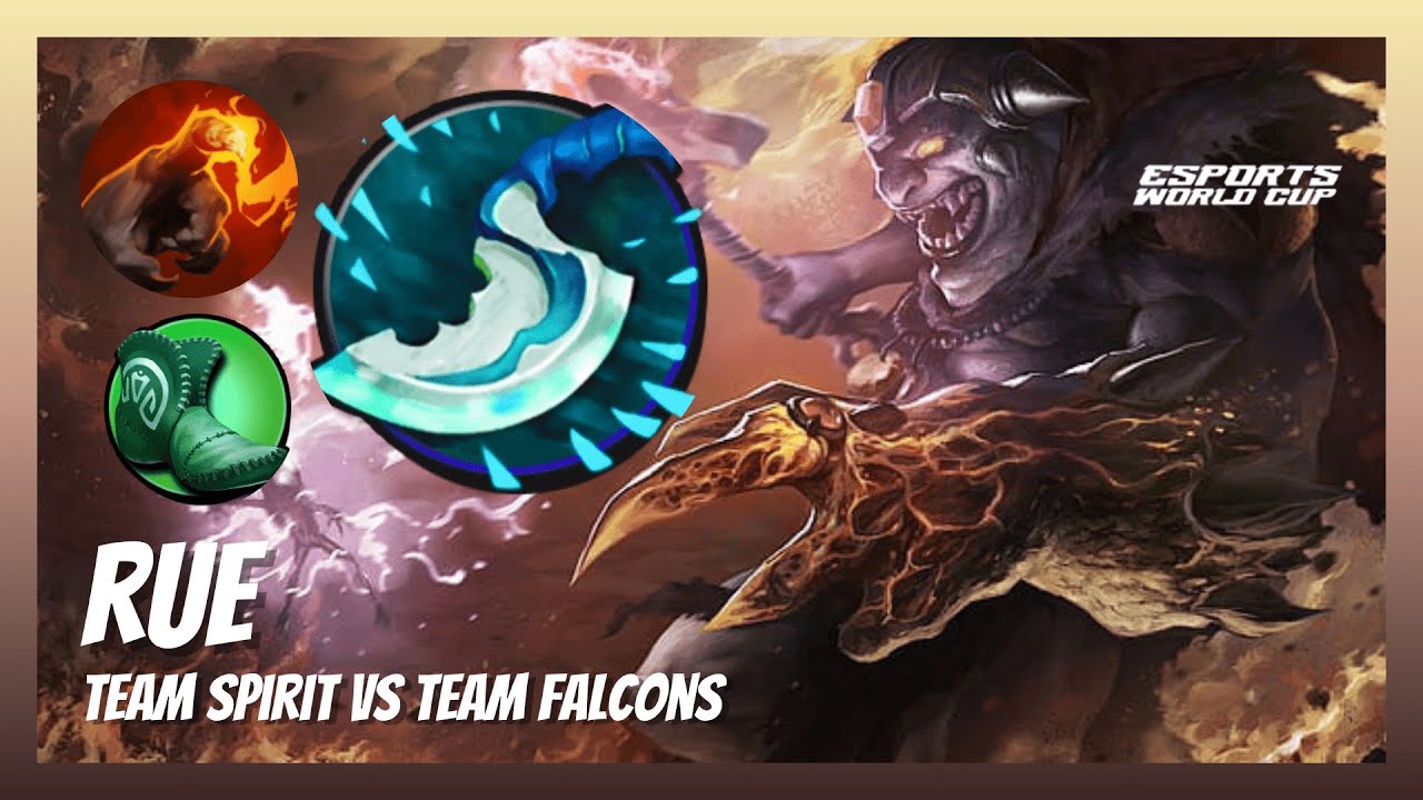 rue [Lion] Gameplay - Team Spirit vs Team Falcons | Esports World Cup 2025 | Dota 2