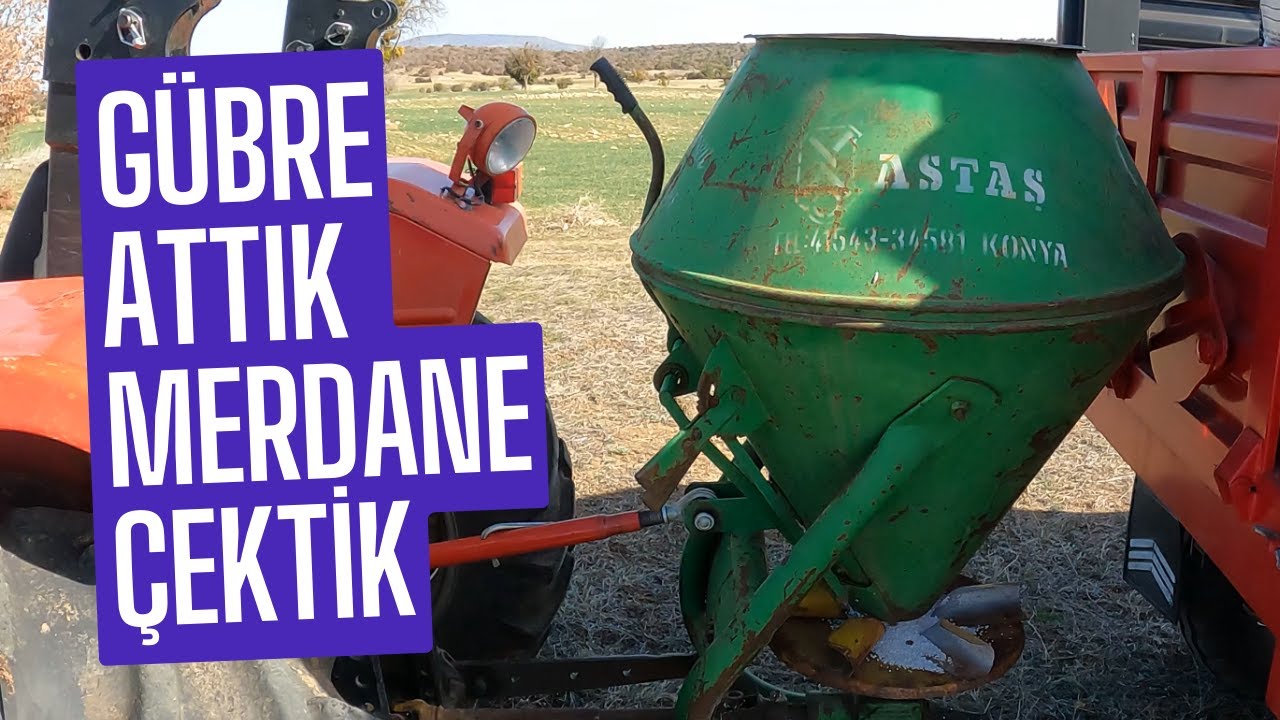 15 Mart 1. Gübre Atımı / Merdane Çekimi / Hangi Gübreyi Kaç Kilo Attım / Gübre Makinesi Ayarı