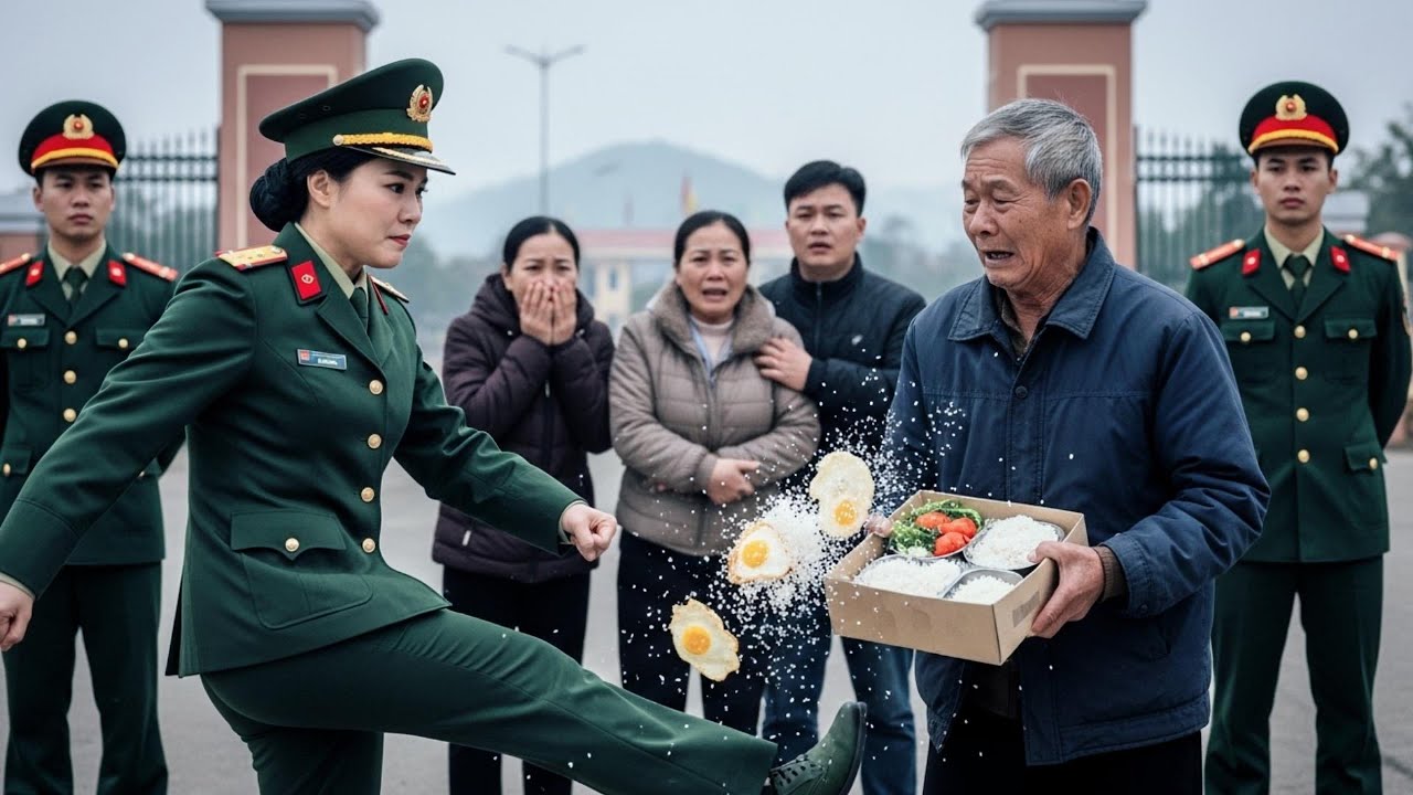 Ông già bị ĐÁ VĂNG Hộp Cơm Trước Cổng Doanh Trại, Không Ai Ngờ Ông Là Trung Tướng – CHUYỆN GÂY SỐC