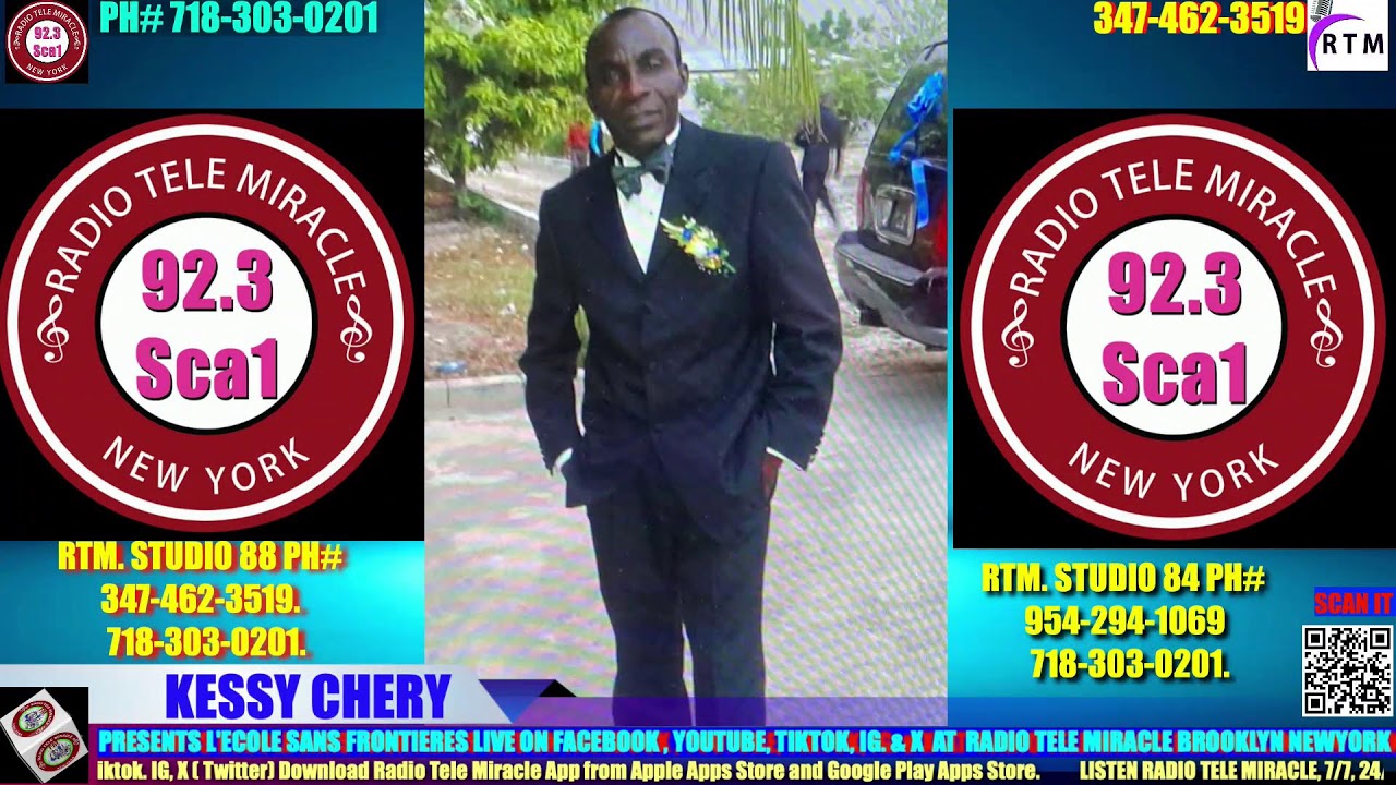 KEESI CHERY PRESENTS L'ECOLE SANS FRONTIERES LIVE ON RTM.  92.3 SCA