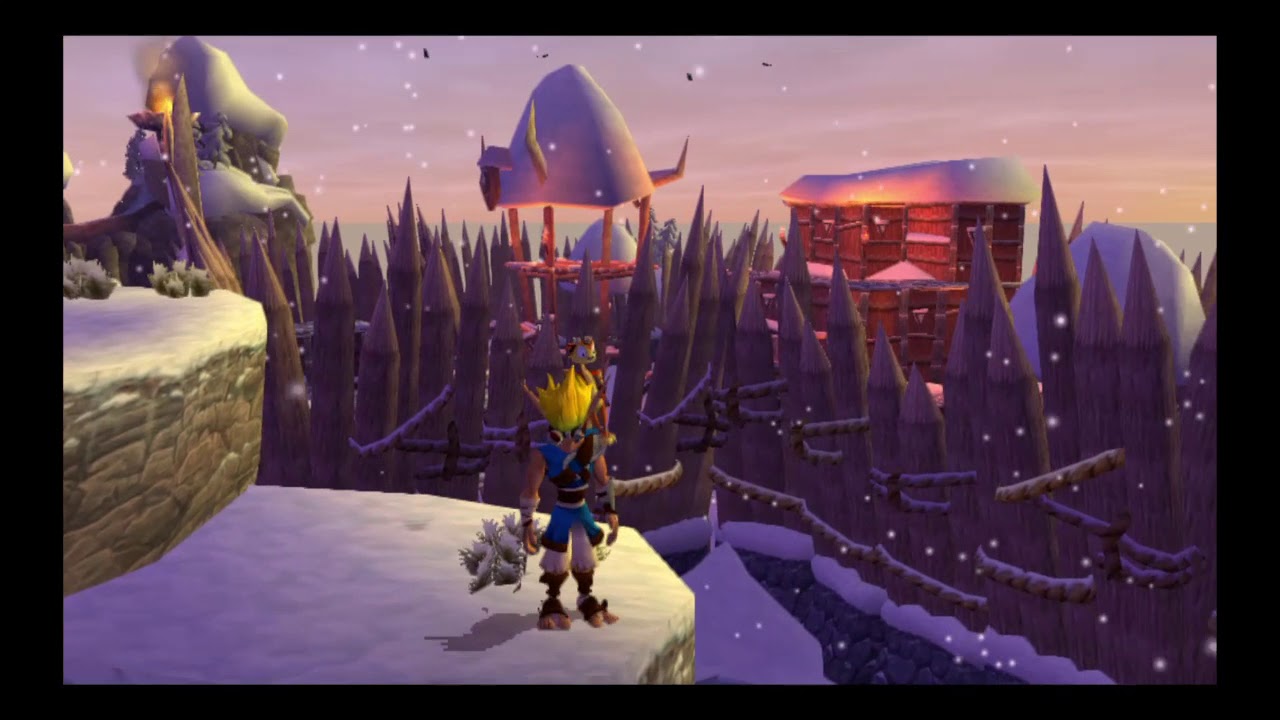 Jak and Daxter - The Last Lurker Glacier Troop Defeated, Got Power Cell, Plus Got All The Orbs Here!
