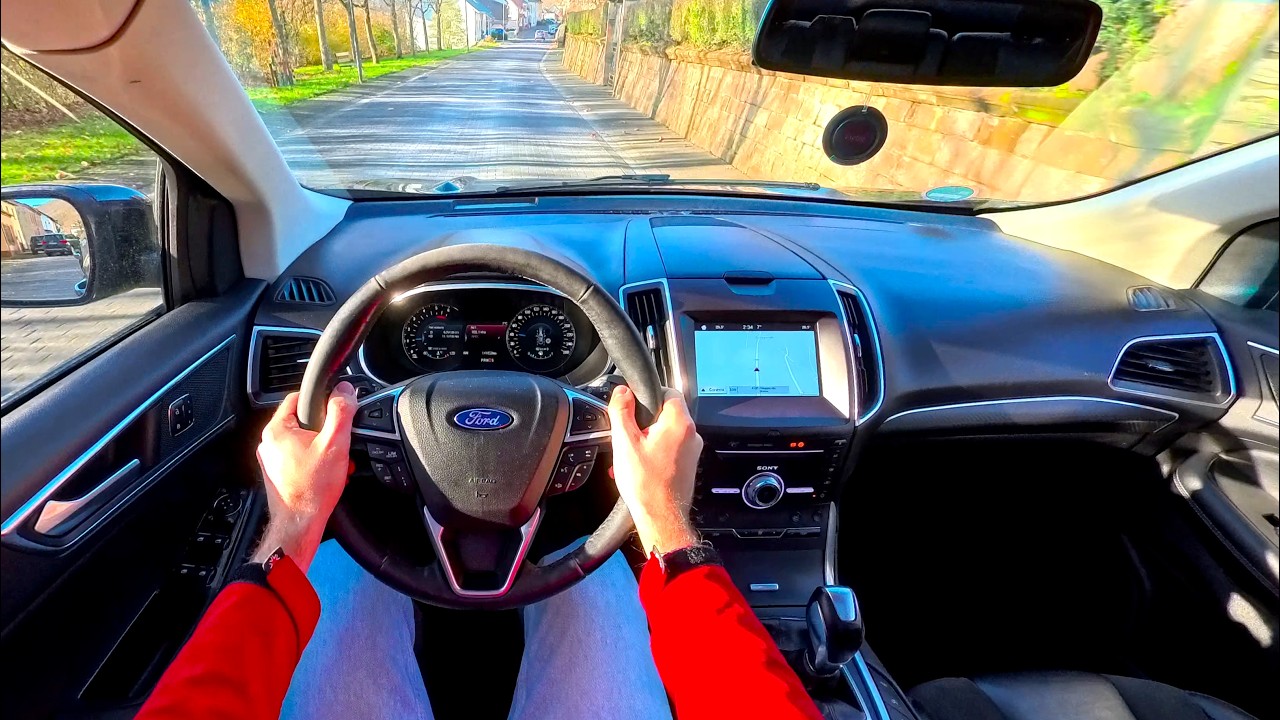 2017 Ford Edge Sport Bi-Turbo [2.0 - 210 HP] POV Test Drive 4K