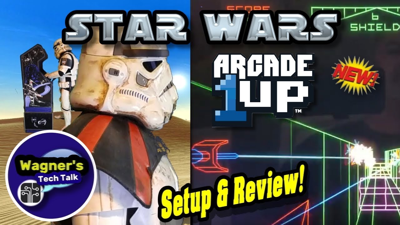 STAR WARS Arcade 1UP Setup and Review