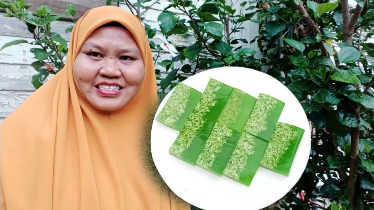 cara buat agar2 lumut pandan by kak nur @tip guna sukatan plastik