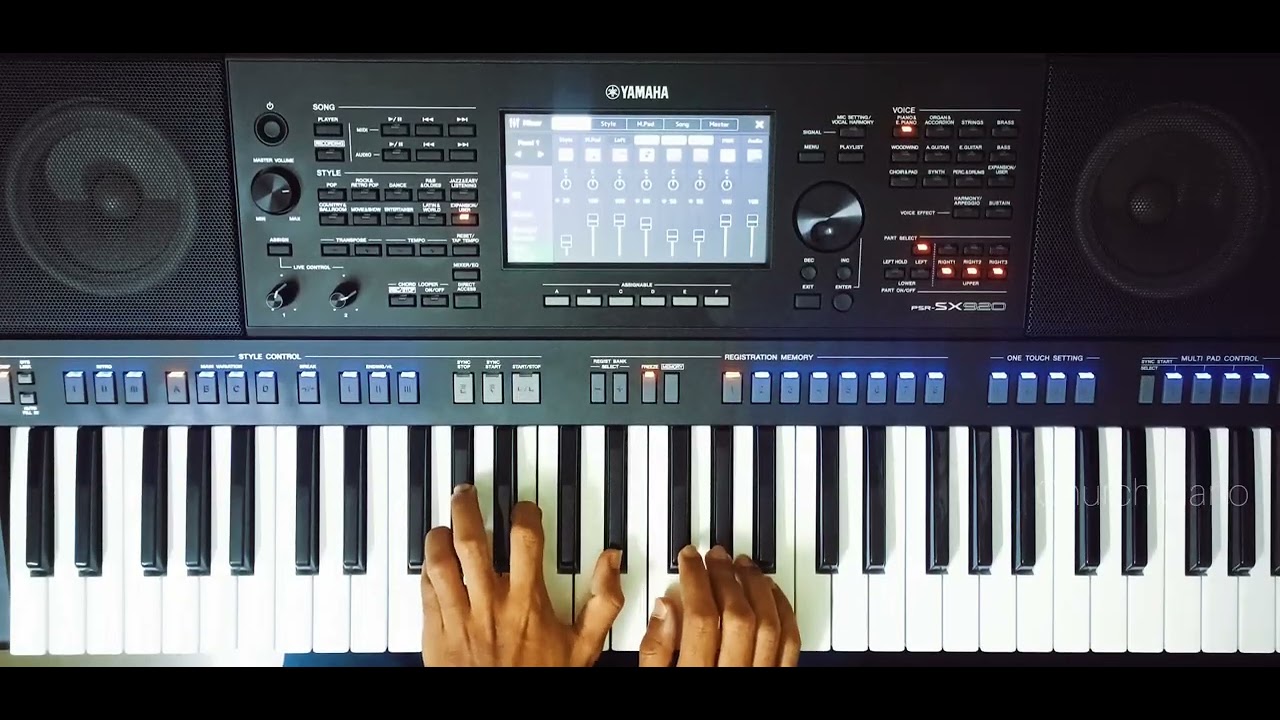 NIN MAARVODU CHERATTE NJAN | KEYBOARD TUTORIAL | Church Piano
