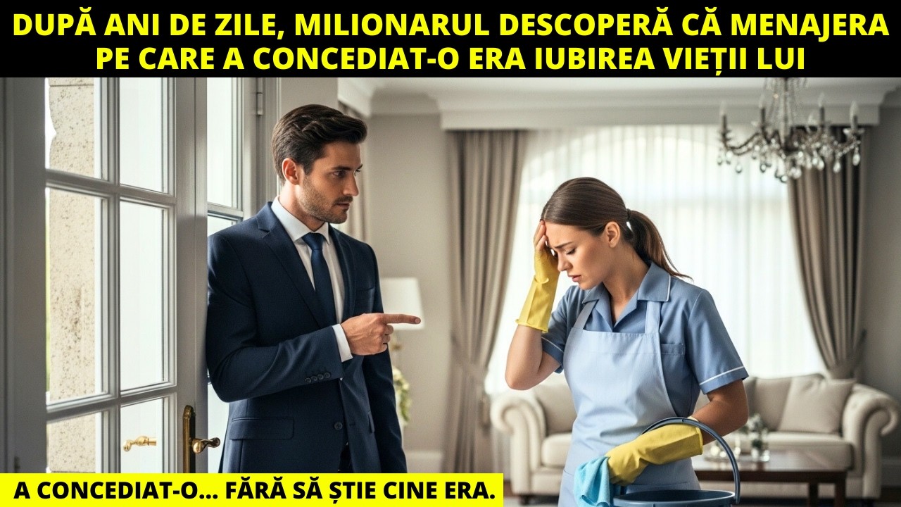 DUPĂ ANI DE ZILE, MILIONARUL DESCOPERĂ CĂ MENAJERA PE CARE A CONCEDIAT-O ERA IUBIREA VIEȚII LUI