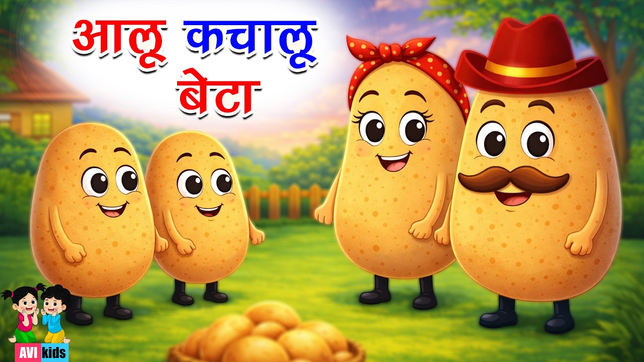 Aloo Kachaloo Beta Kahan Gaye They | आलू कचालू + Many More Popular Rhymes For Kids | Hindi Rhymes