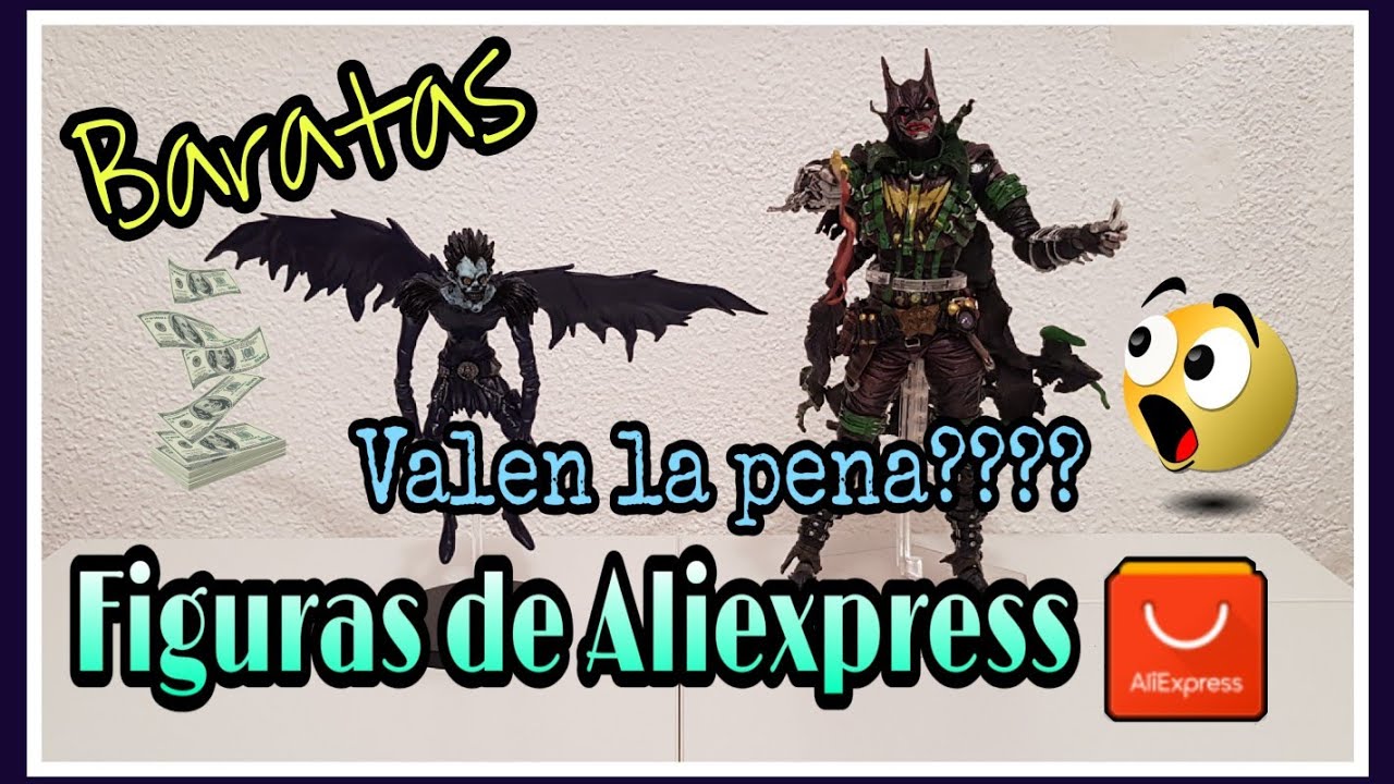 ALIEXPRESS  ¡¡ FIGURAS BARATAS !!  BATMAN/JOCKER  Y RYUK  DEATH NOTE REVIEW