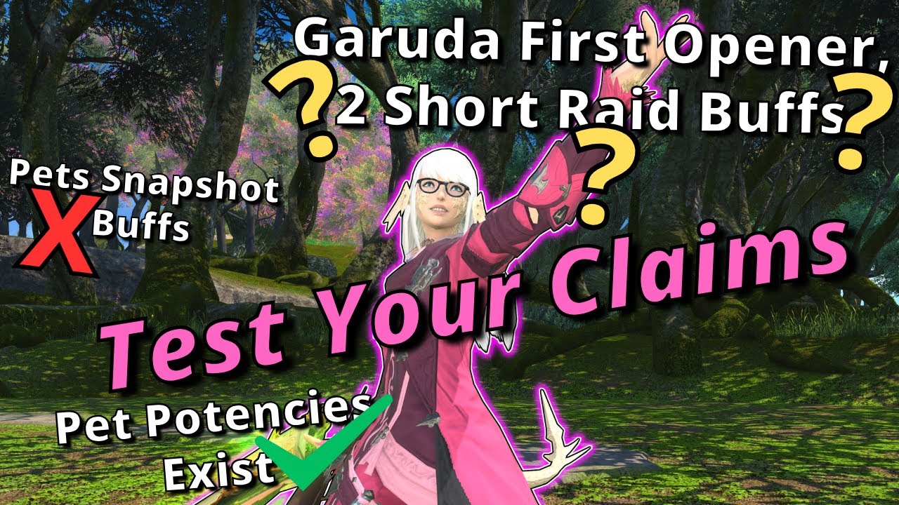 FFXIV Mythbusters #4! Pet Potencies and Summoner Openers!