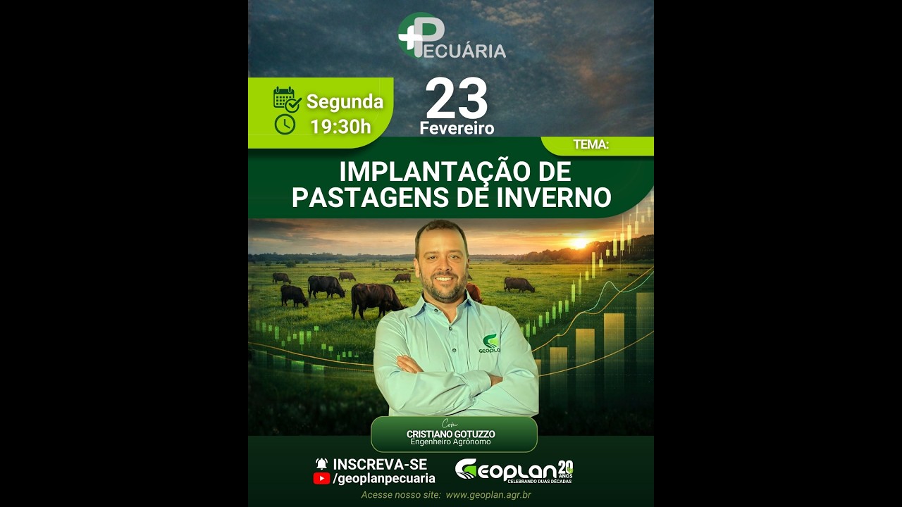 +PECUÁRIA: IMPLANTAÇÃO DE PASTAGENS DE INVERNO