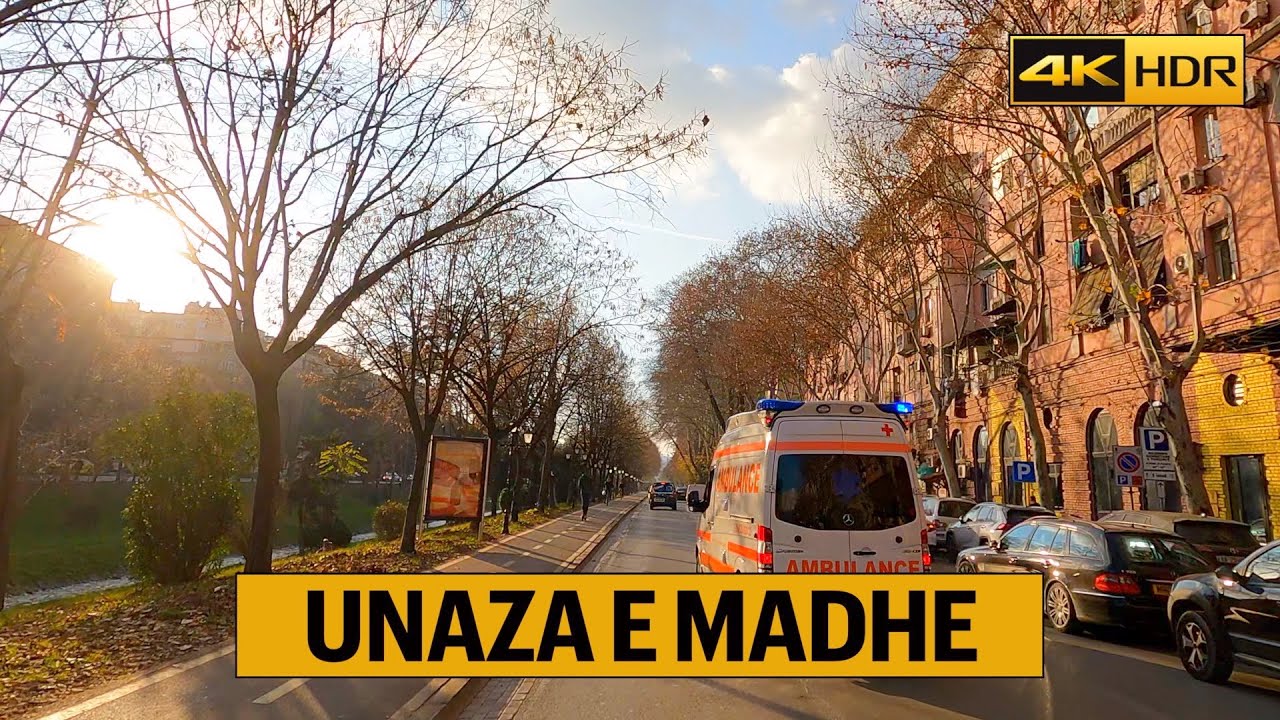 Unaza e Madhe Tiranë, Lana, Astiri - Driving in Tirana, Albania [4K HDR]