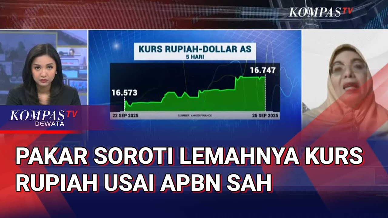 [FULL] Pakar Ekonomi Soroti Lemahnya Kurs Rupiah Usai APBN Menkeu Purbaya Sah, Ada Apa?
