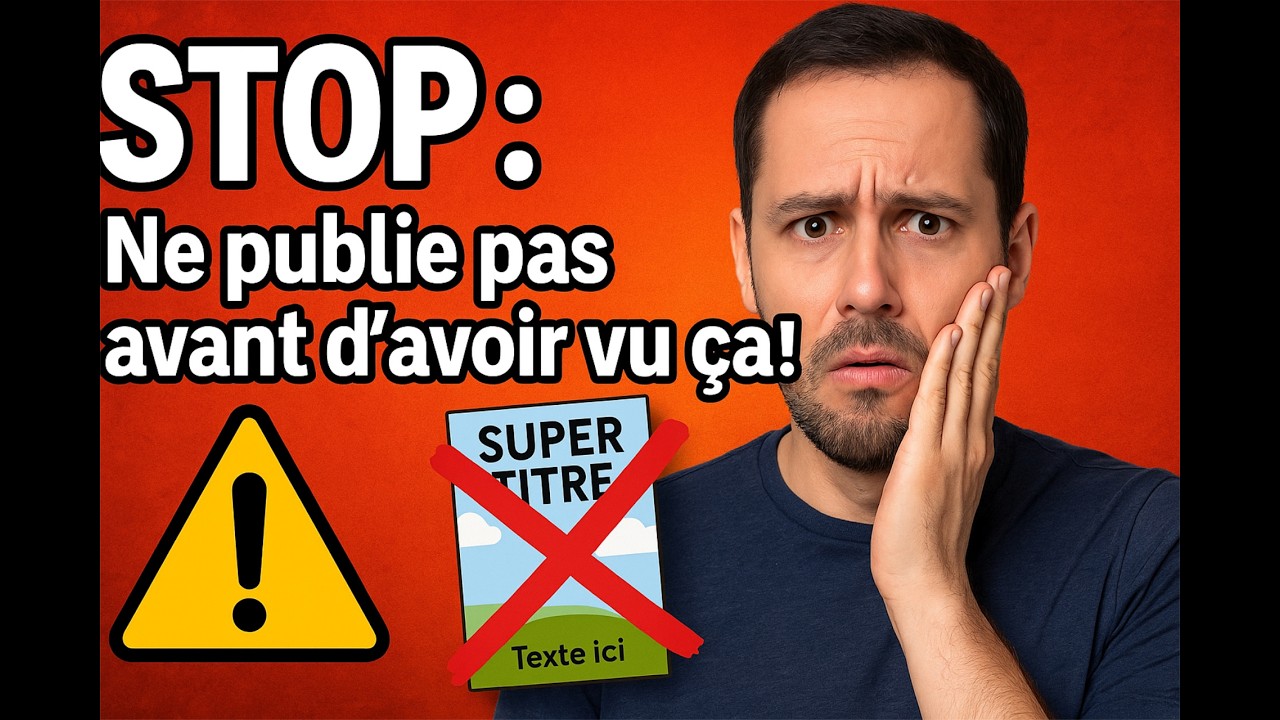 Les 5 erreurs FATALES en auto-édition qui ruinent votre succès