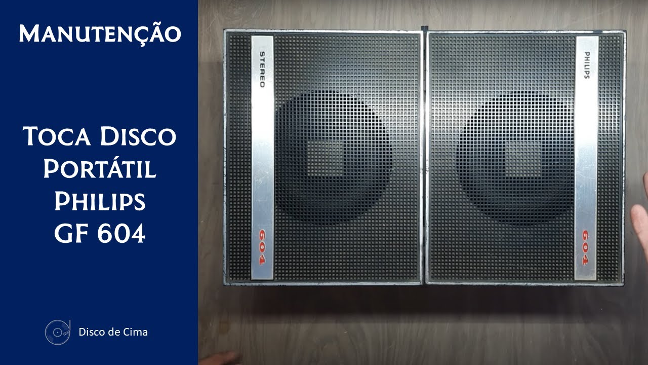 Manutenção - Toca Disco Portátil Philips GF 604