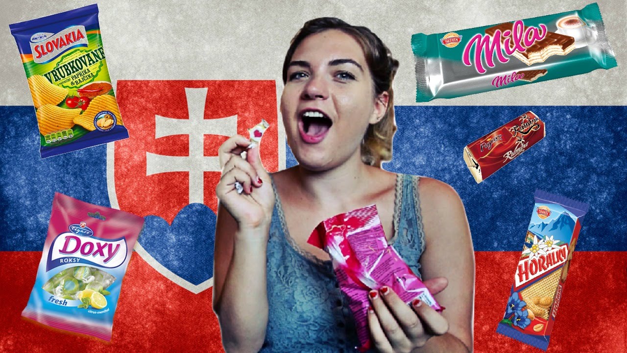 🇸🇰 British woman tries Slovakian snacks | Trying Slovak Food | Slovakia Food