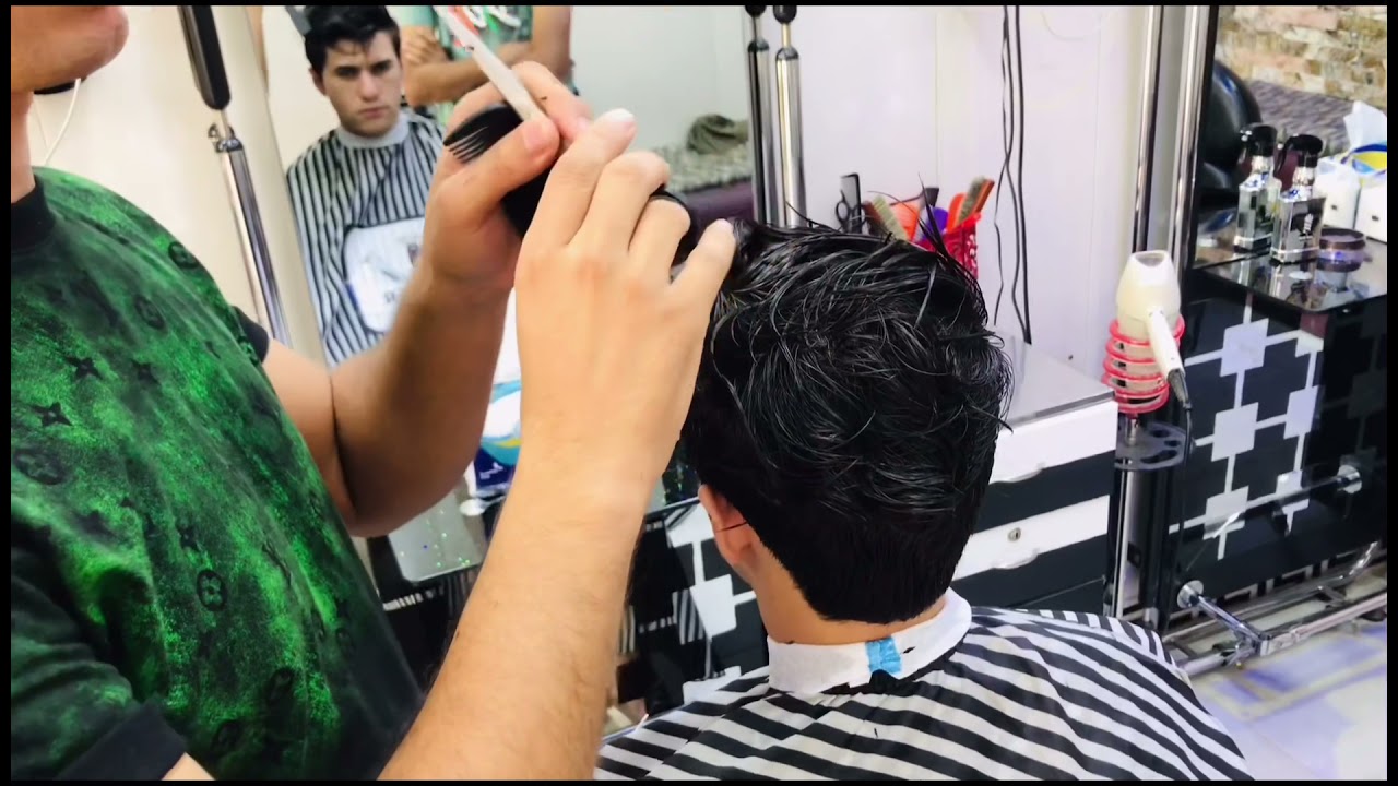 تعليم قص الشعر بالمقص✂️ والاصابع شرح عدة طرق بالتفصيل 😌✌️