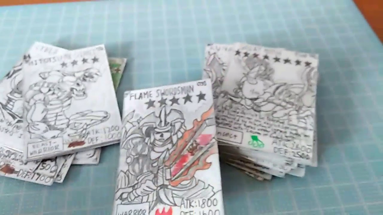Yugioh Duel Monsters Handmade cards :)