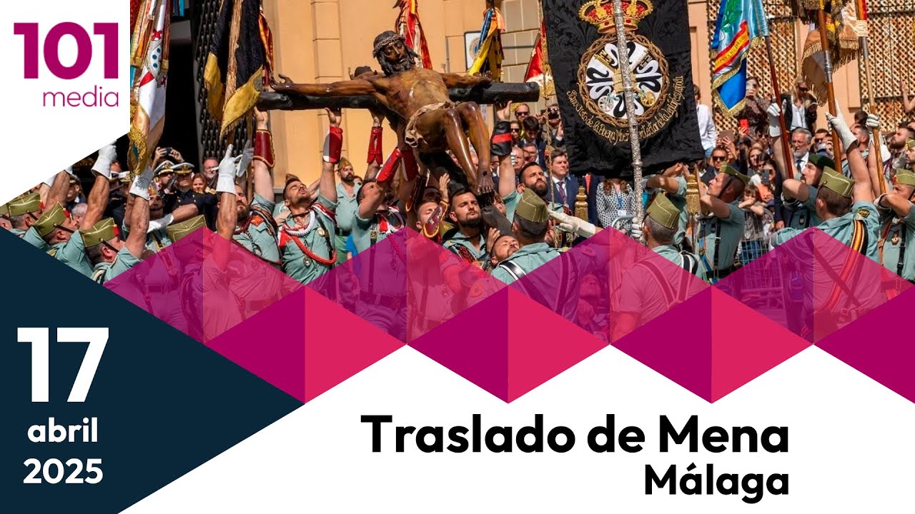 🔴 Desembarco de la Legión y traslado del Cristo de la Buena Muerte | Semana Santa de Málaga 2025
