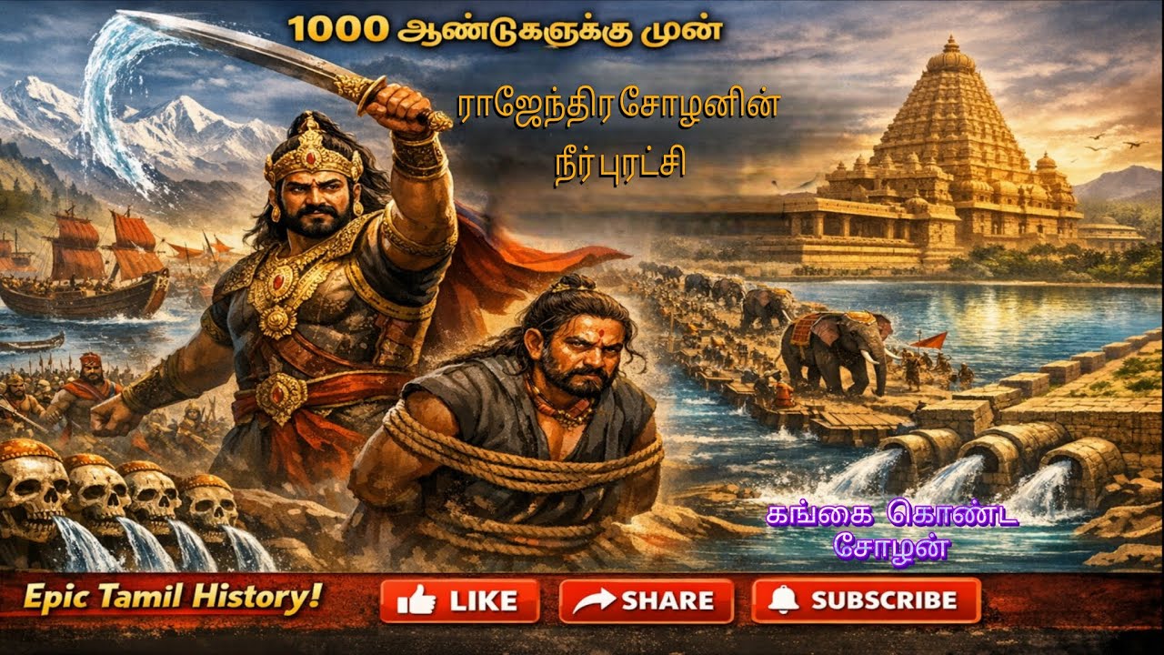 1000 வருட மர்மம்: சோழர்கள் கங்கை நீரைத் தமிழகத்திற்குக் கொண்டு வந்தது எப்படி?#RajendraCholan 