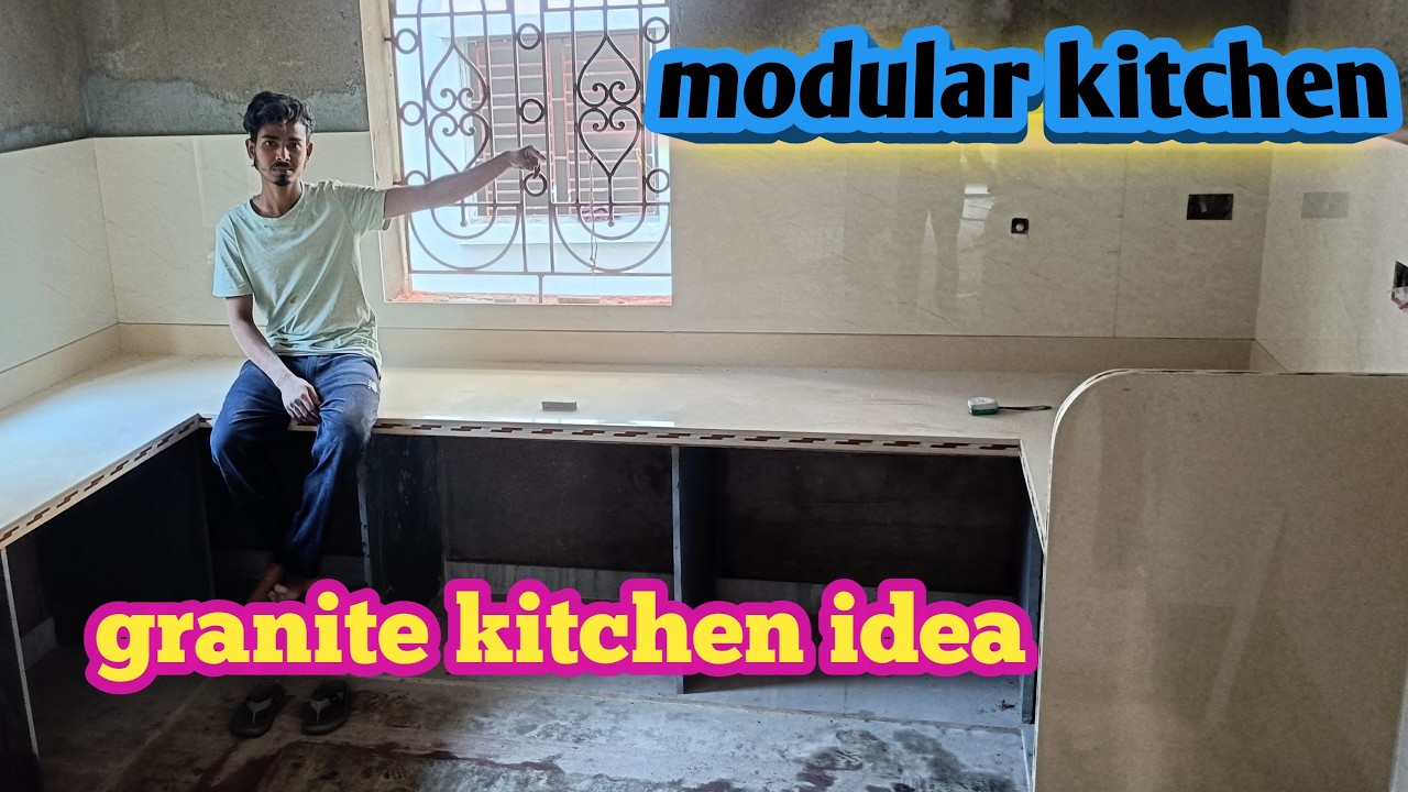kitchen design ideas with granite || modular kitchen platform idea || granite kitchen design 