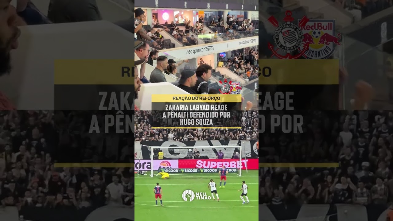 VEJA A REA&Ccedil;&Atilde;O DO NOVO REFOR&Ccedil;O DO CORINTHIANS COM DEFESA DE HUGO SOUZA