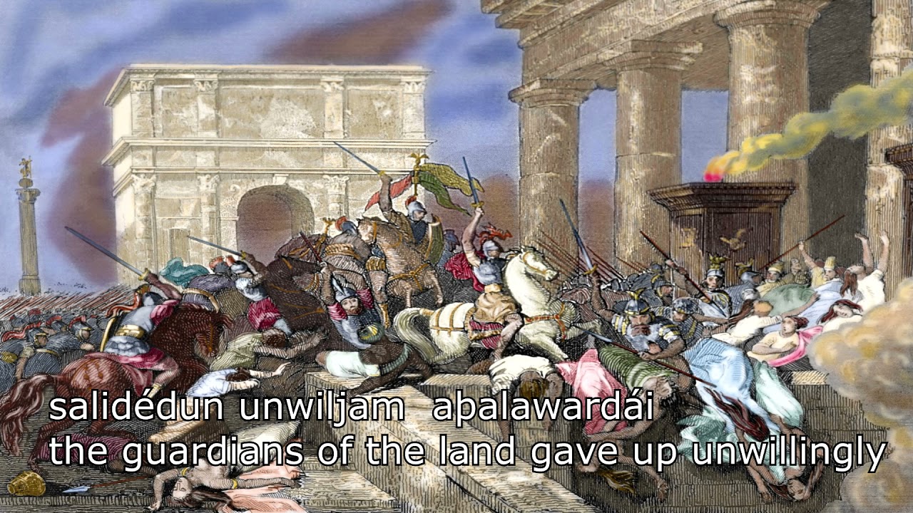 Visigothic song - Rum&oacute;s Gata&uacute;r&thorn;s(The Sack of Rome)