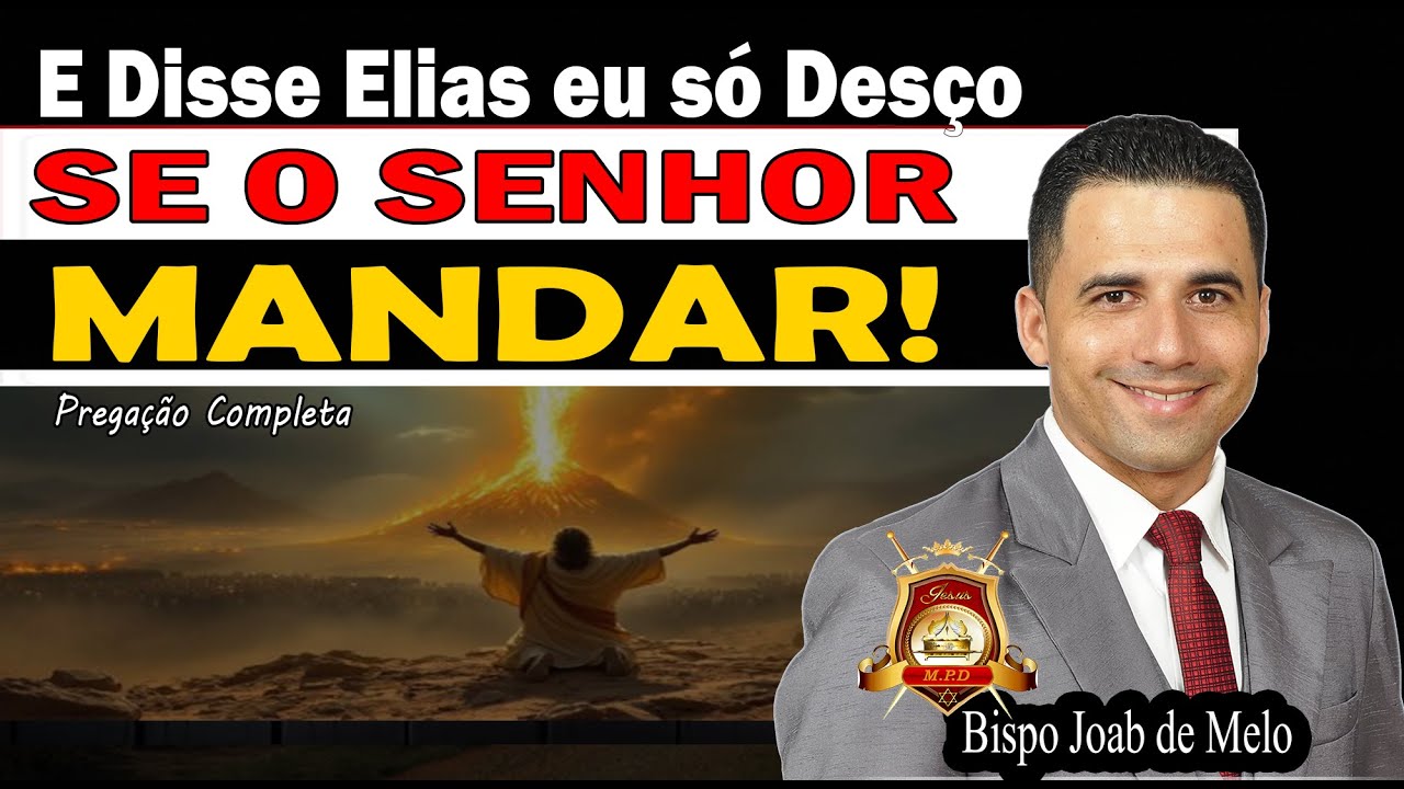 PREGAÇÃO FORTE-😭🔥🔥🔥 EU SÓ DESÇO SE O SENHOR MANDAR! | UMA FORTE REVELAÇÃO DE DEUS PARA SUA VIDA😭