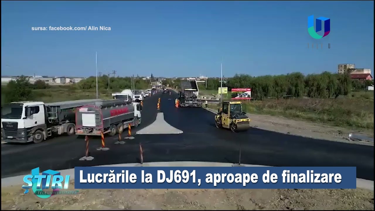 Lărgirea la 4 benzi a drumului prin Giarmata, aproape gata
