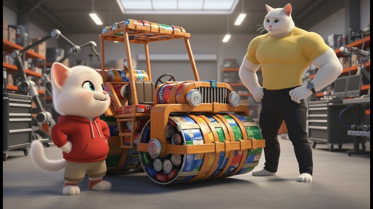 Kitten’s Road Roller Was Mocked — The Ending Shocked Everyone | AI Cat Story