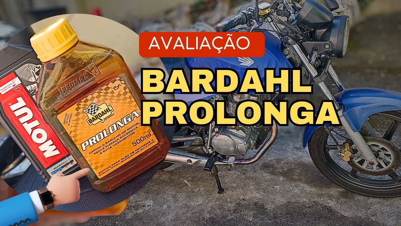 Avaliação BARDAHL PROLONGA! Moto Fumando! Testei 😜👍🏼