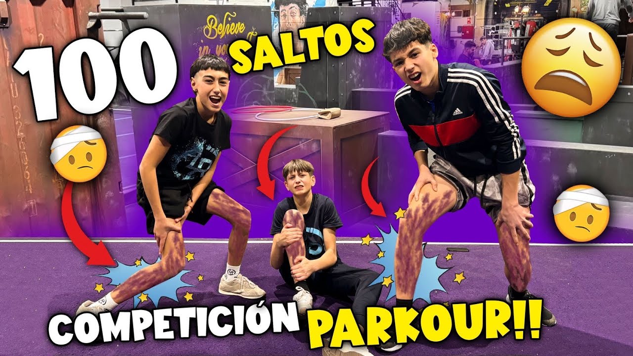 SALTO 100 VECES Y ME LESIONO🤕*RETO EXTREMO*⚠️