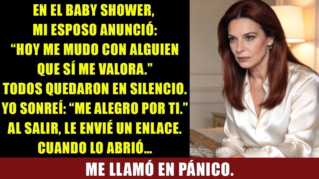 Mi Esposo Me Dejó Por Otra en el Baby Shower de Nuestra Hija — Sin Saber Lo Que Yo Ya Planeaba