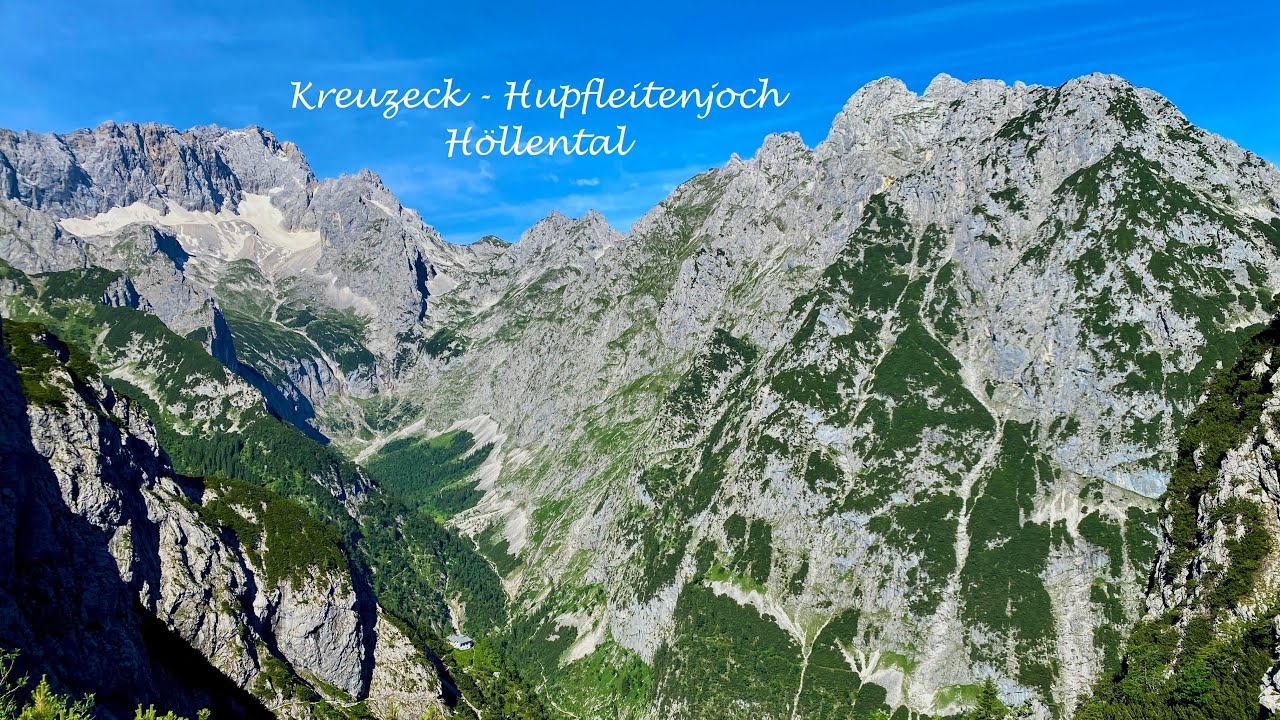 Kreuzeck über Hupfleitenjoch durchs Höllental
