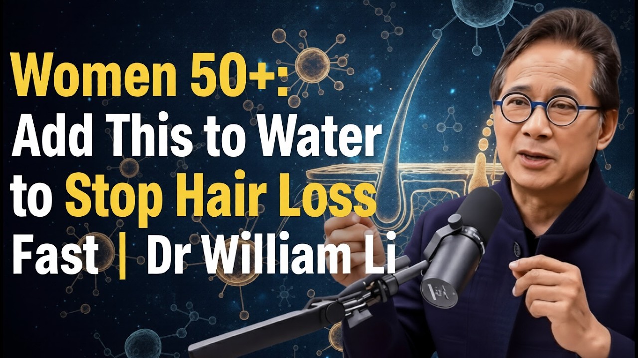 Women 50+  Add This to Water to Stop Hair Loss Fast   Dr William Li
