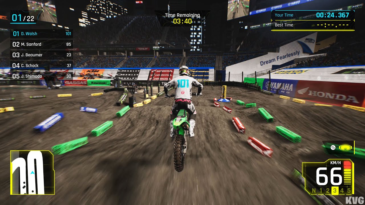 Monster Energy Supercross 25 - Dylan Walsh Gameplay (PC UHD) [4K60FPS]