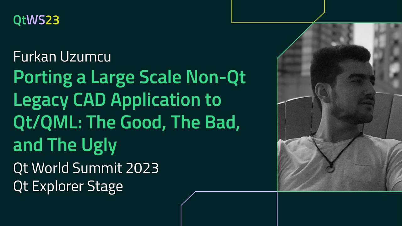 Porting a Large Scale Non-Qt Legacy CAD Application to Qt/QML: The Good, The Bad, and The Ugly