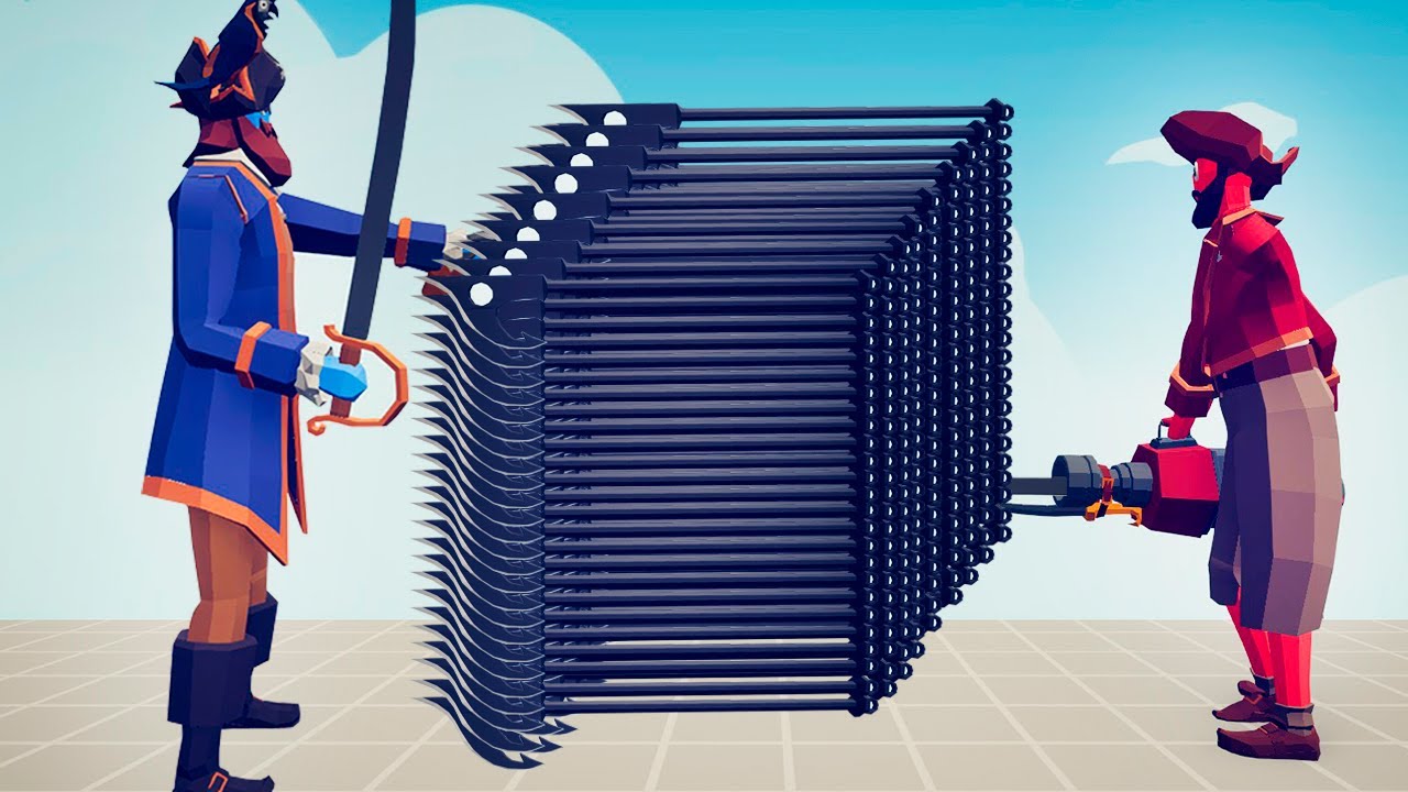 1000x OVERPOWERED HARPOONS | TABS Totally Accurate Battle Simulator