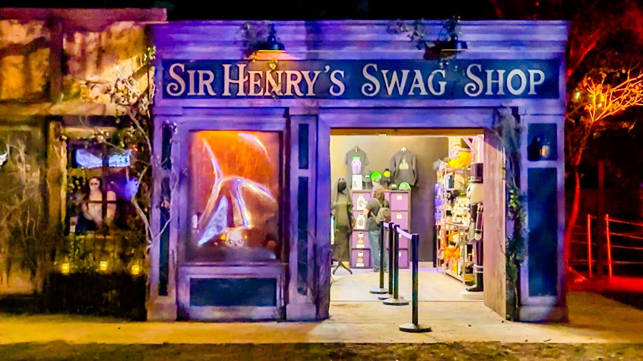 New swag shop at Sir Henry's Haunted Trail 2025