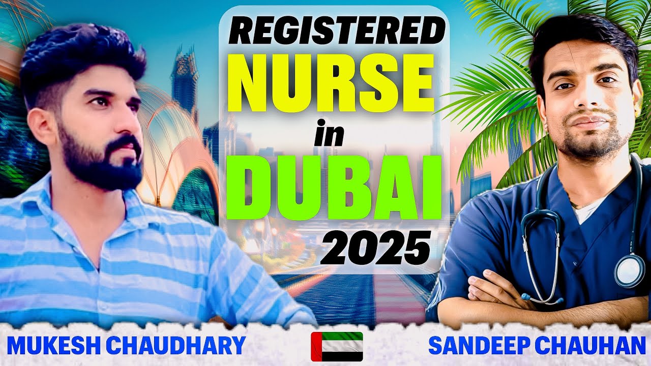 HOW TO BECOME NURSE IN DUBAI 🇦🇪 2025 | NURSE ABROAD #uknurse #healthcareprofessional #aiims #gnm
