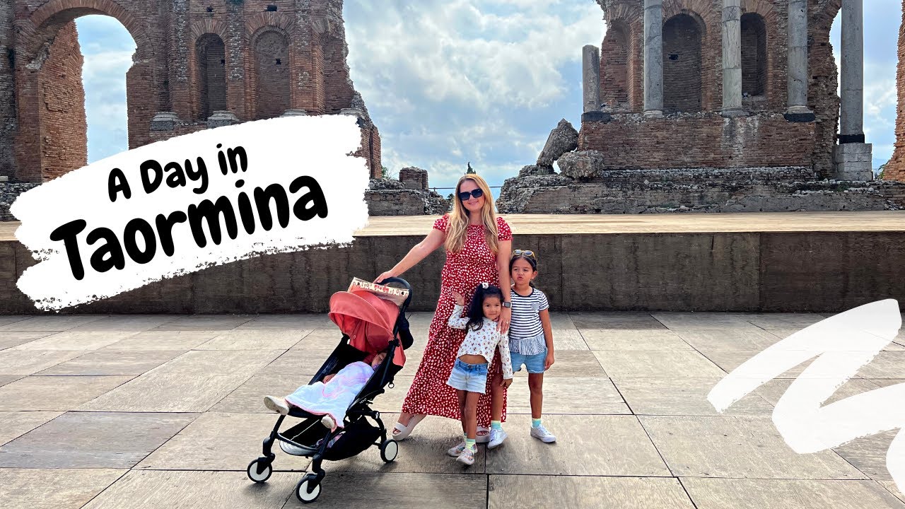 A Day in Taormina | Sicily Traveling With Kids | Italy Family Travel Vlog 2023