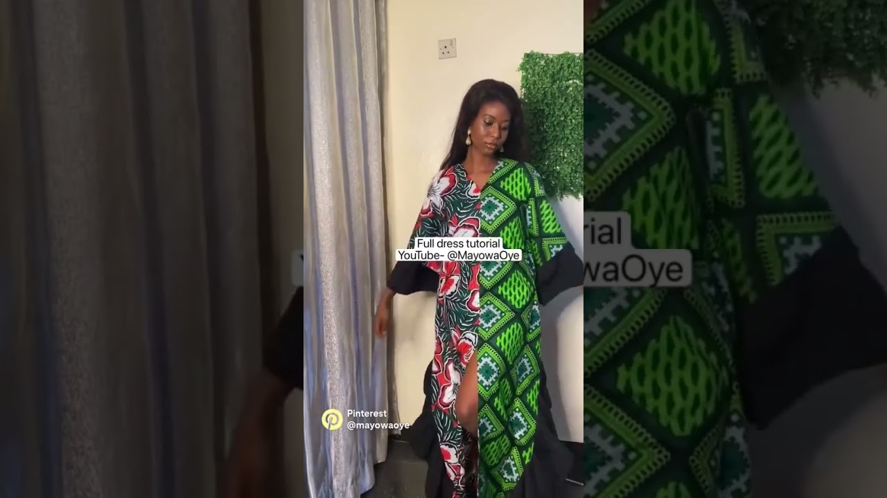 Have you seen this simple Kaftan dress tutorial ? | #sewingtutorial #shorts