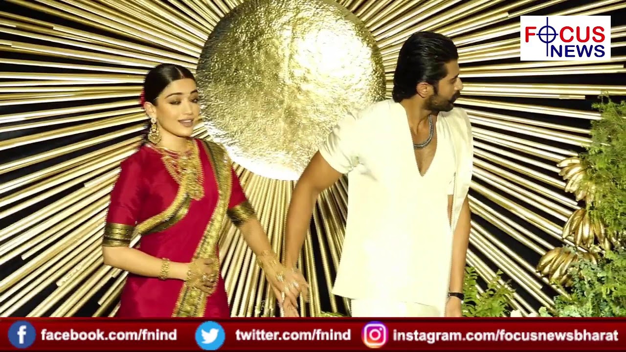 RASHMIKA MANDANNA & VIJAY DEVERAKONDA RECEPTION #FocusNews #Viral #Trending #Couple