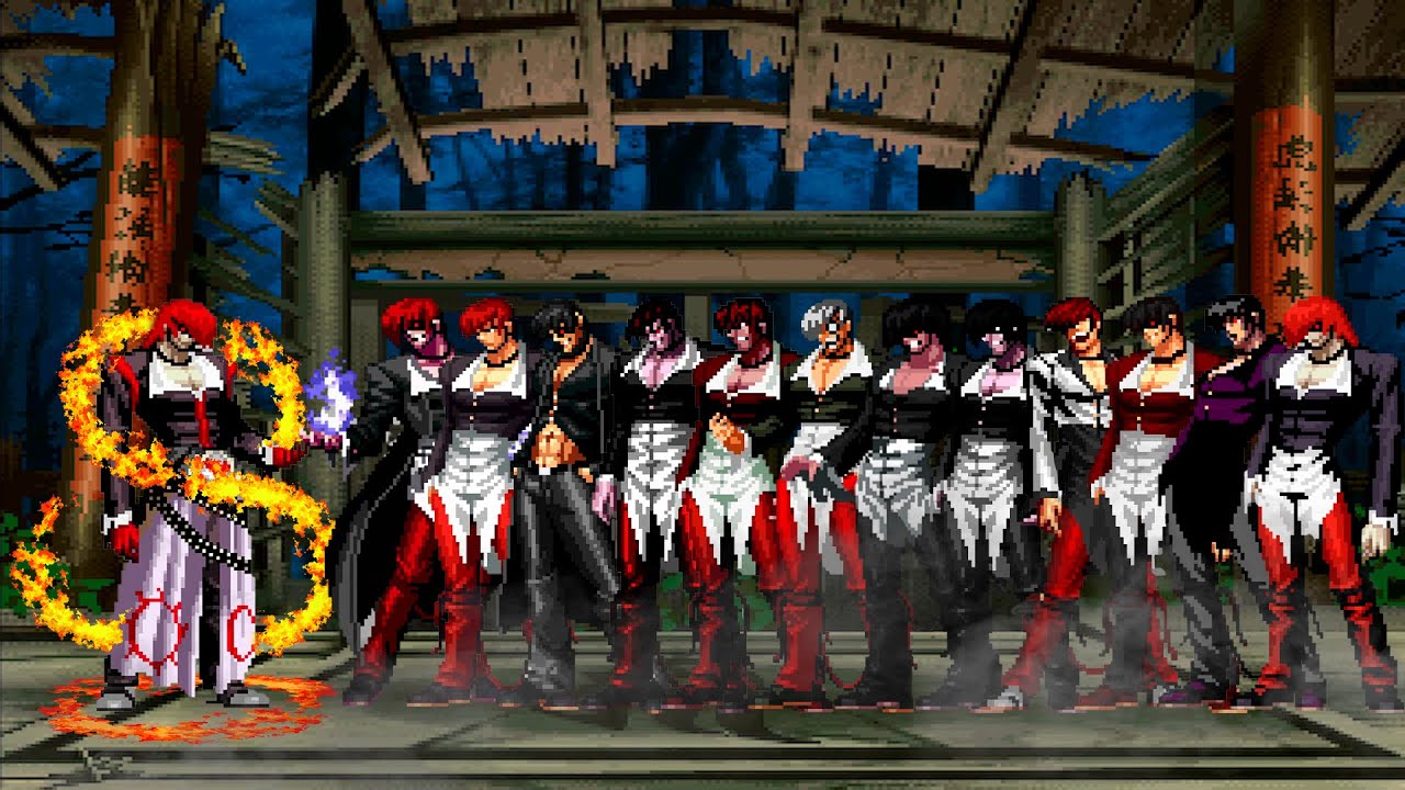 [KOF Mugen] Destructive god vs Super Iori Yagami Team