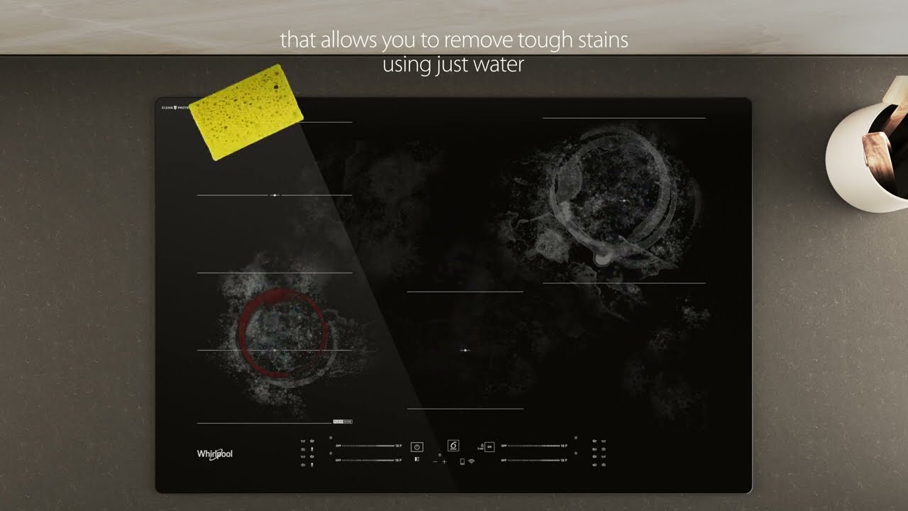 WHIRLPOOL - NUOVI PIANI COTTURA A INDUZIONE CON L'ESCLUSIVO TRATTAMENTO Clean Protect