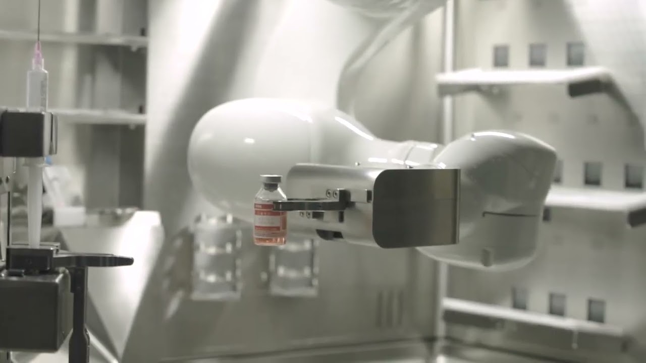 Kawasaki MC pharmaceutical robots_Anti-cancer drugs manufacturing