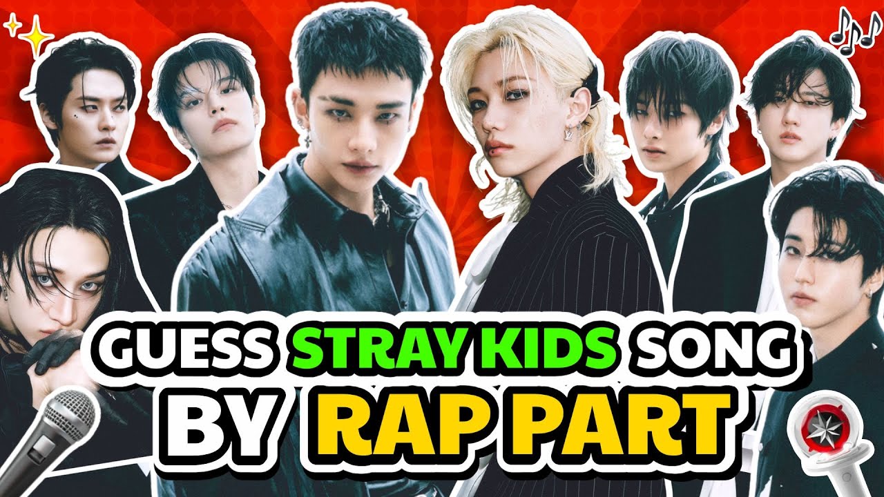 Угадайте песни Stray Kids по рэп-части 🎤🔥 | Викторина по Stray Kids