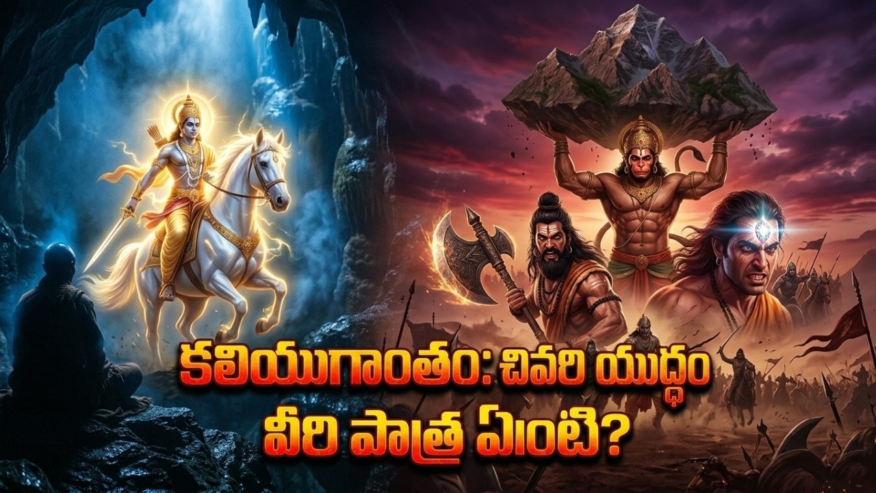 🚩కలియుగాంతం కల్కి యుద్ధంలో సప్త చిరంజీవుల భీకర పాత్ర ఇదే! | Sapt Chiranjeevi in Kalki War