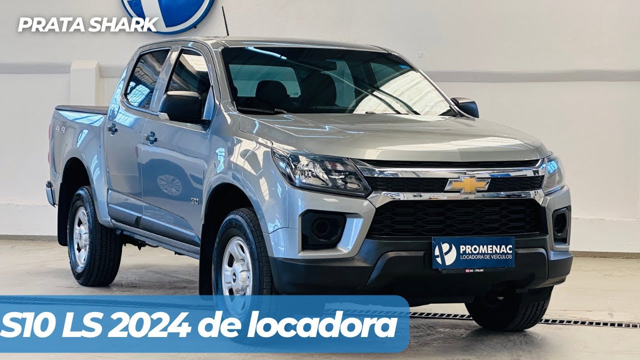 S10 de locadora PRATA SHARK 2024. Detalhes da Bruta