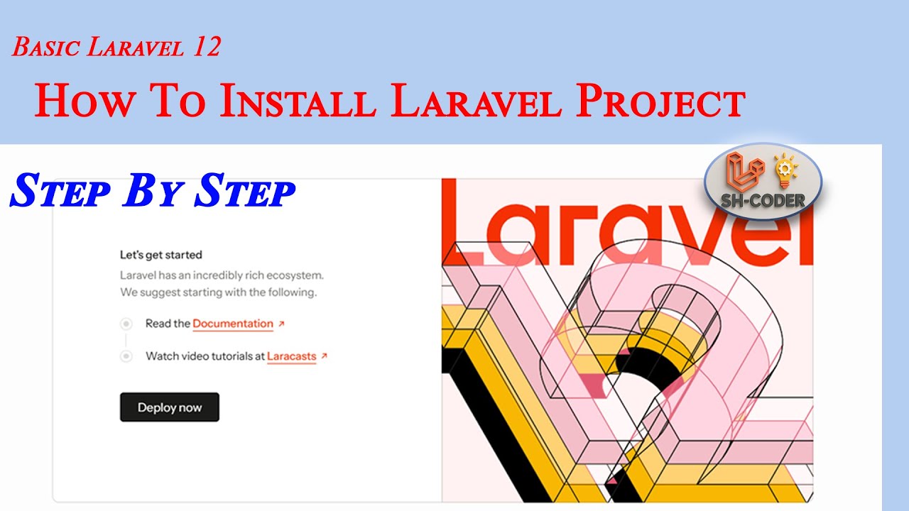 Install Laravel 12 in 5 Minutes step by step easy way