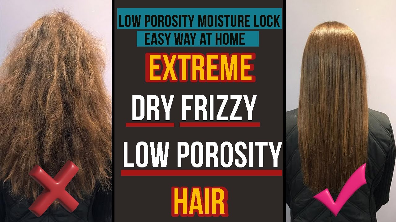HOW TO MOISTURIZE DRY LOW POROSITY HAIR & RETAIN MOISTURE ALL WEEK!! | low porosity dry hair 